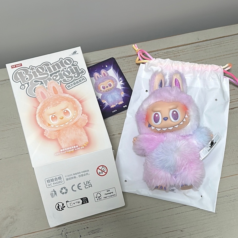 LUCK Big Into Energy Labubu Opened from bottom, Bought directly from PopMart